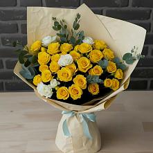 Букет цветов из:  Розы #REPLACE_PRED# Мостовском