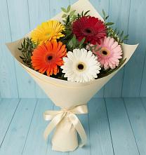 Букет цветов из:  Герберы в Мостовском
