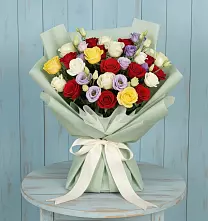 Букет цветов из:  Розы в Мостовском
