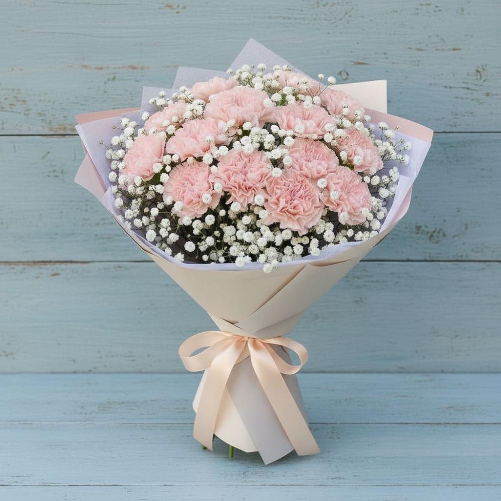 Букет цветов из: Гвоздики в Мостовском