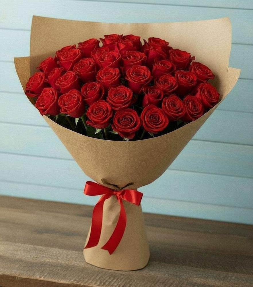 Букет Красные розы Милано в Мостовском