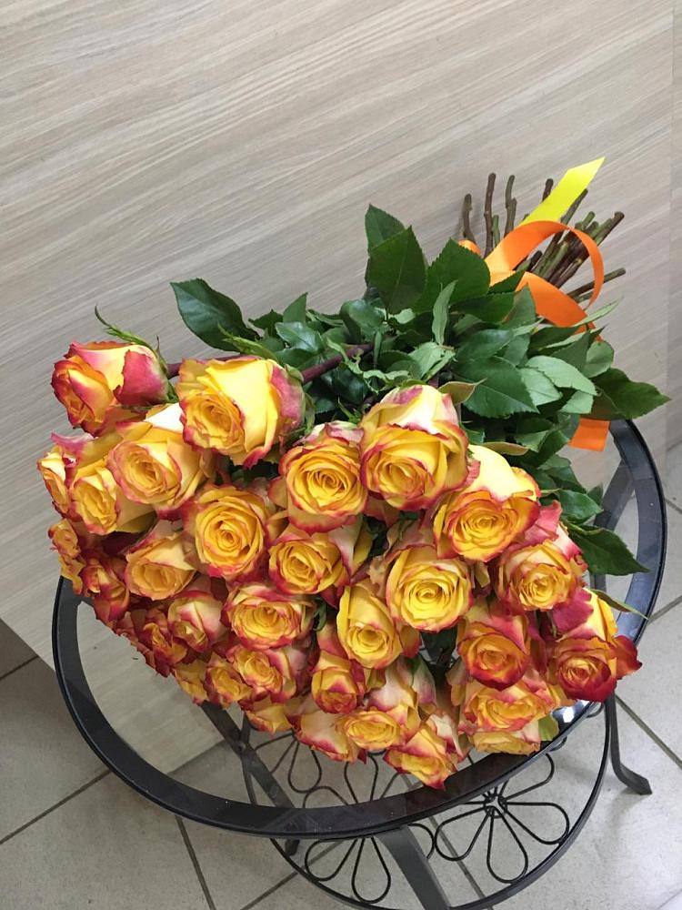 Букет Желтые розы в Мостовском