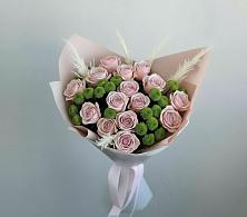 Букет цветов из:  Розы и Хризантемы в Мостовском