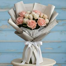 Букет цветов из:  Розы #REPLACE_PRED# Мостовском