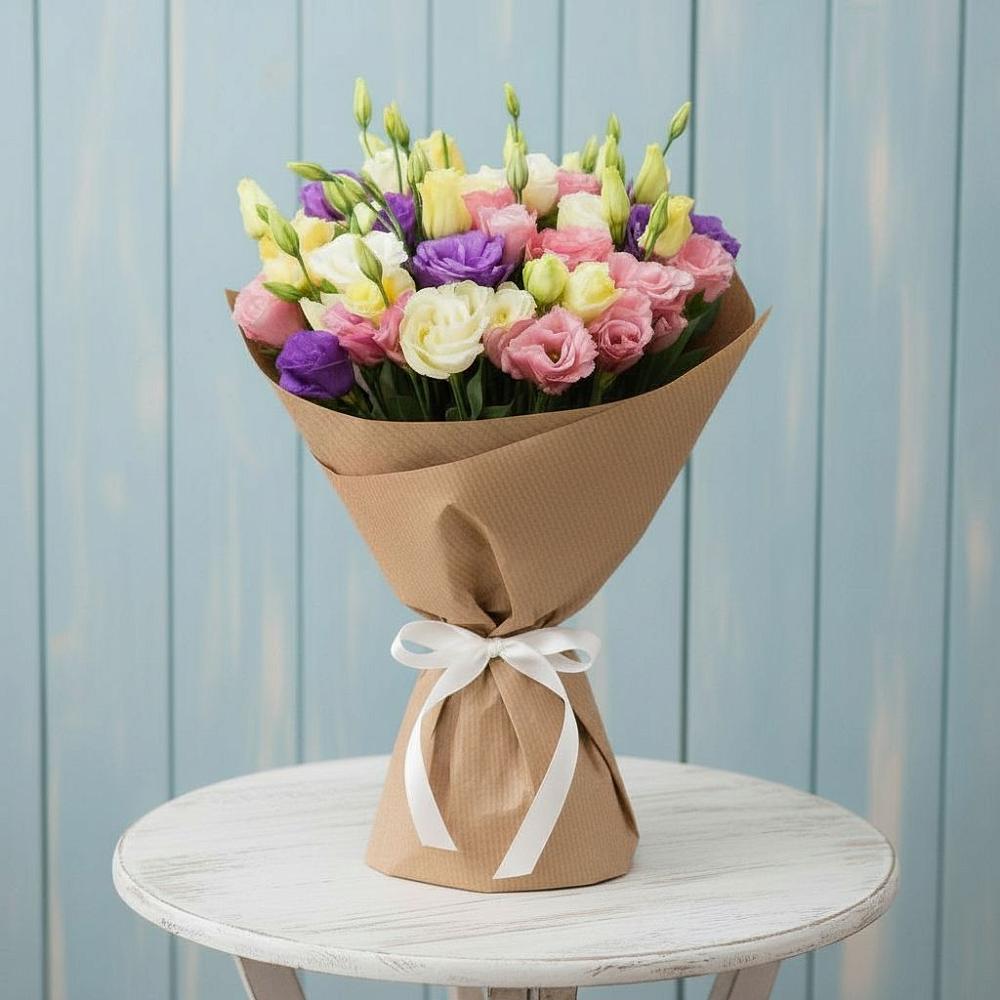 Букет цветов из: Лизиантусы в Мостовском