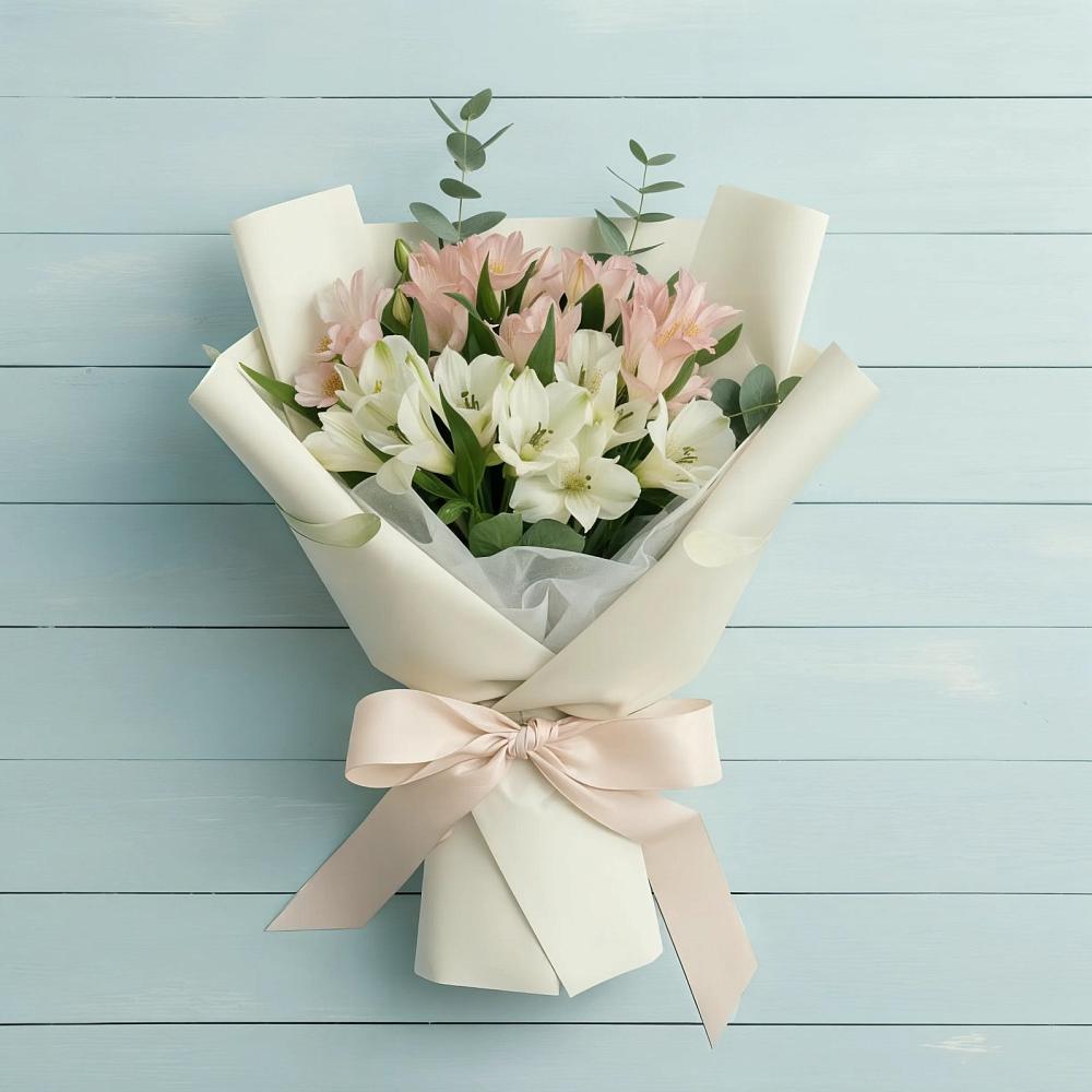 Букет цветов из: Альстромерии в Мостовском