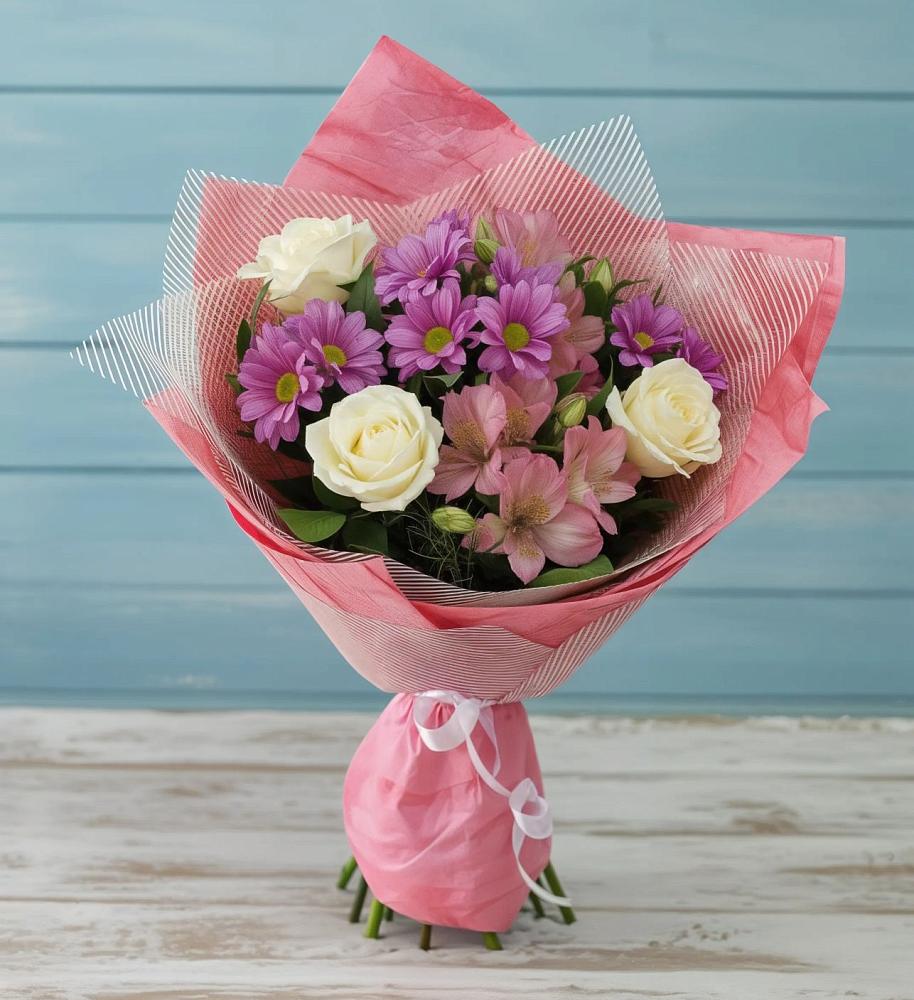 Букет цветов из: Герберы в Мостовском