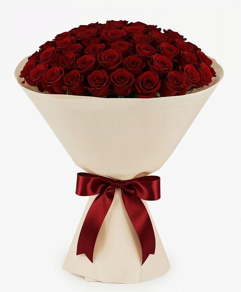 Букет 101 Бордовая роза Блэк Бакарра в Мостовском