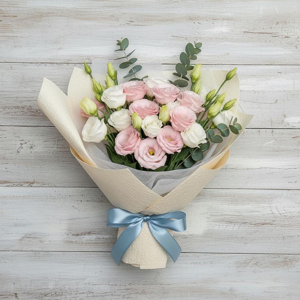 Букет цветов из: Лизиантусы в Мостовском